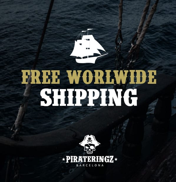 free worlwide shipping pirateringz