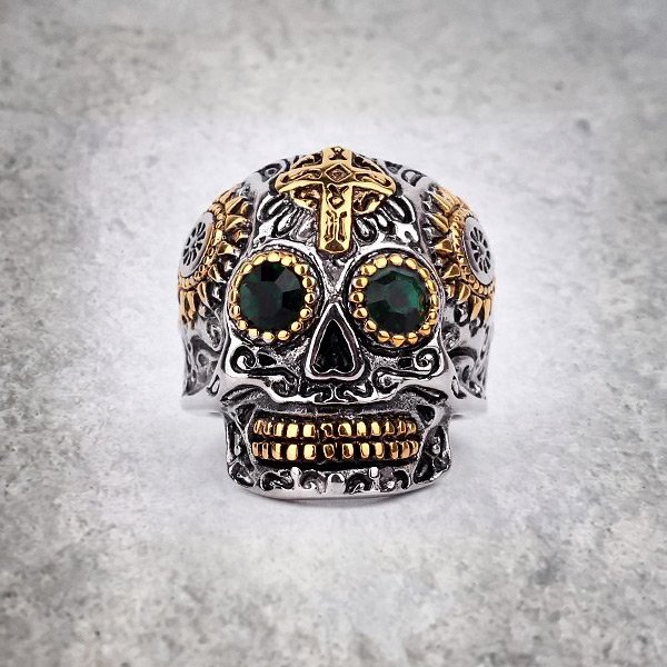 ring santa muerte pirateringz front